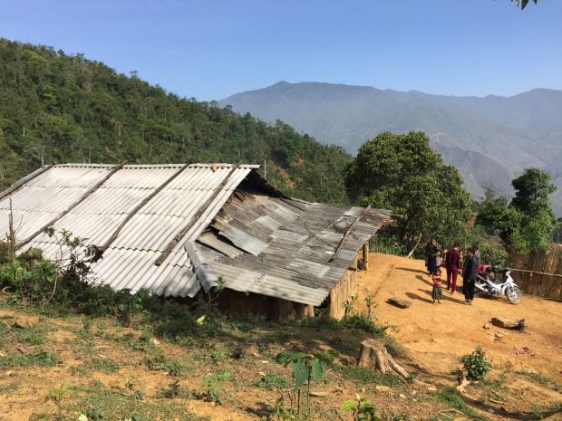 One of H'mong minority houses