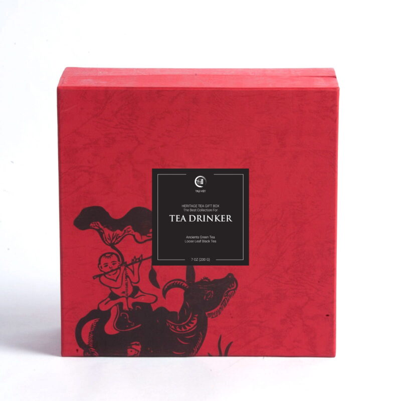Heritage Tea Gift Box | The Best Collection For Tea Drinker | Loose Leaf Black Tea & Ancient Green Tea