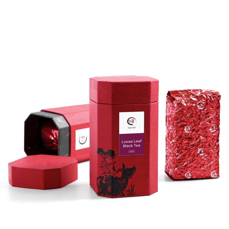 Heritage Tea Gift Box | The Best Collection For Tea Drinker | Loose Leaf Black Tea & Ancient Green Tea