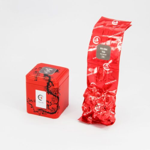 TRAVIET | Pu-erh Tea (6 Pods, 6g Each | 36g Total) | Aged & Fermented Loose Leaf Tea | Smooth & Earthy Flavor