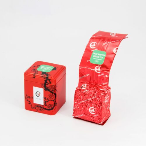 TRAVIET | Thai Nguyen Green Tea (60g/2.12oz, 30+ Cups) | Authentic Vietnamese Loose Leaf Tea | Bold & Strong Taste