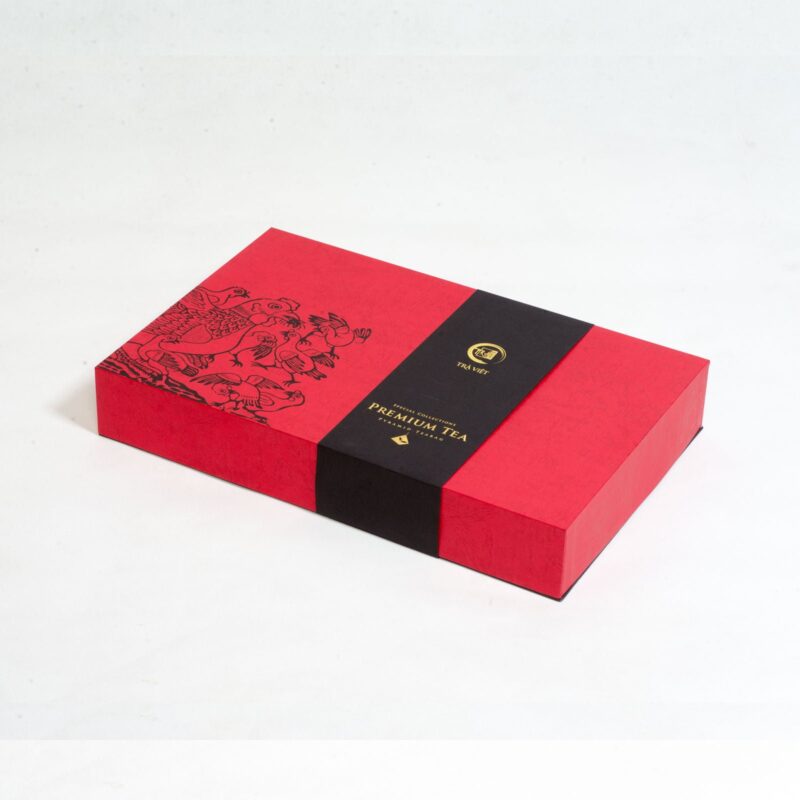 Ginger - Lemongrass - Peppermint - Red Rice - Hibiscus Tea Pyramid Gift 15