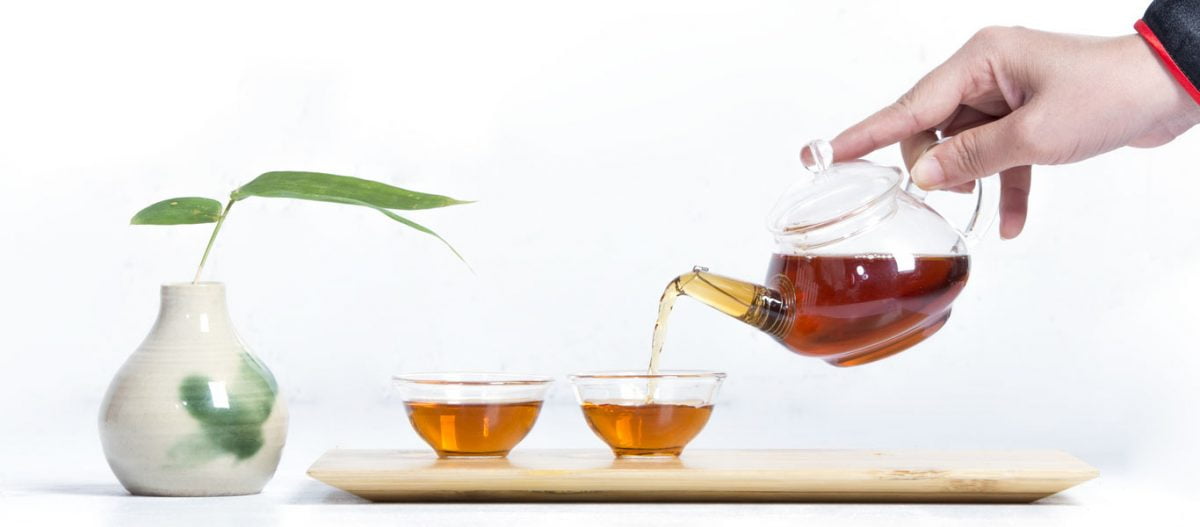 Glass teapot