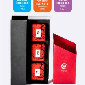 Lotus-Jasmine-Pandan-Ginseng-Tea-Tin-Gift-3 TRAVIET Luxury Loose Leaf Tea Gift Set, 3 Tins – Lotus Tea, Jasmine Tea & Pandan Ginseng | A Refined Selection for Tea Lovers