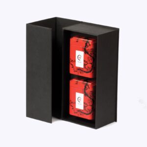 TRAVIET Premium Loose Leaf Tea Gift Set, 2 Tins – Pandan Ginseng & Oolong Tea | Exquisite Tea Collection for Wellness & Relaxation