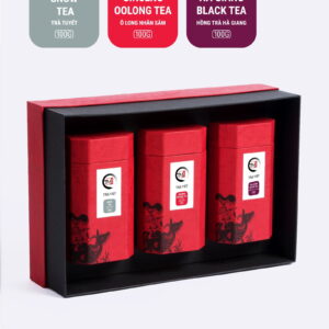 Black-Ginseng-Oolong-Snow-Tea-Classic-Gift-1 TRAVIET Heritage Tea Gift Box | The Best Collection For Tea Lover | Loose Leaf Black Tea - Ginseng Oolong Tea - Snow Tea