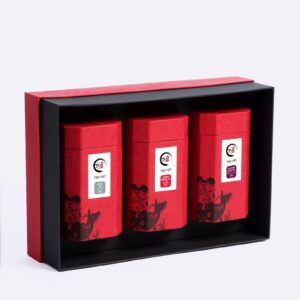 Black-Ginseng-Oolong-Snow-Tea-Classic-Gift TRAVIET Heritage Tea Gift Box | The Best Collection For Tea Lover | Loose Leaf Black Tea - Ginseng Oolong Tea - Snow Tea