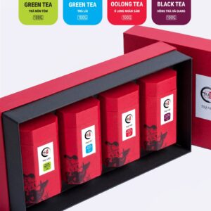 TRAVIET Classic Jasmine Tea - Black Tea - Ginseng Oolong Tea - Top Bud Tea Gift Set | Exquisite Loose Leaf Tea Blend