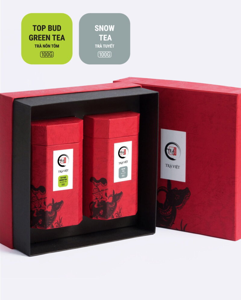 TRAVIET Heritage Tea Gift Box | The Best Collection For Tea Beginner | Top Bud Tea - Snow Tea