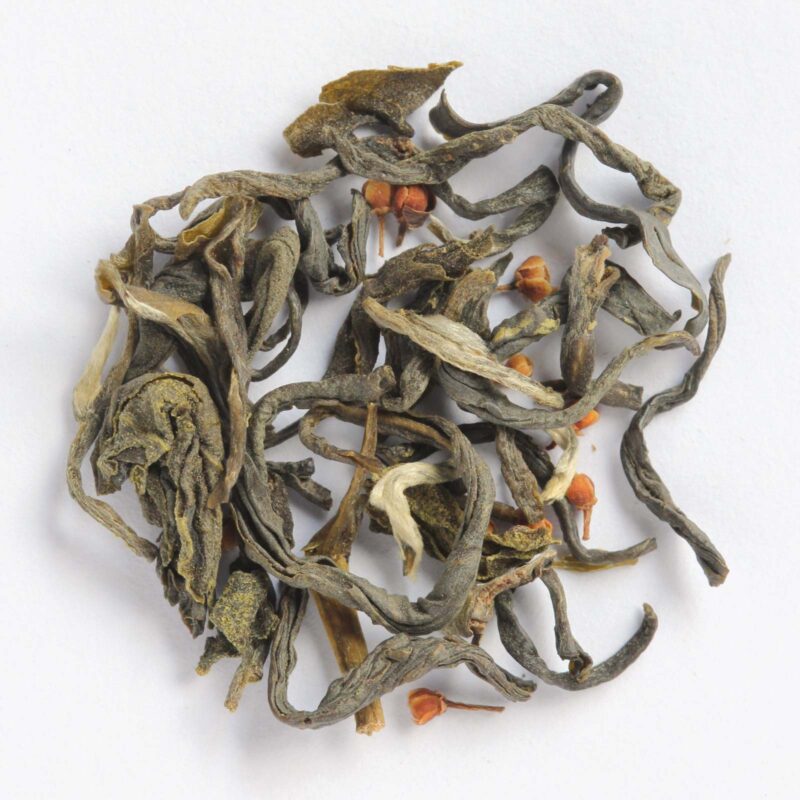 TRAVIET | Lotus Green Tea Sampler (10 Packs, 8g Each | 80g Total) | Aromatic & Floral Loose Leaf Tea Experience