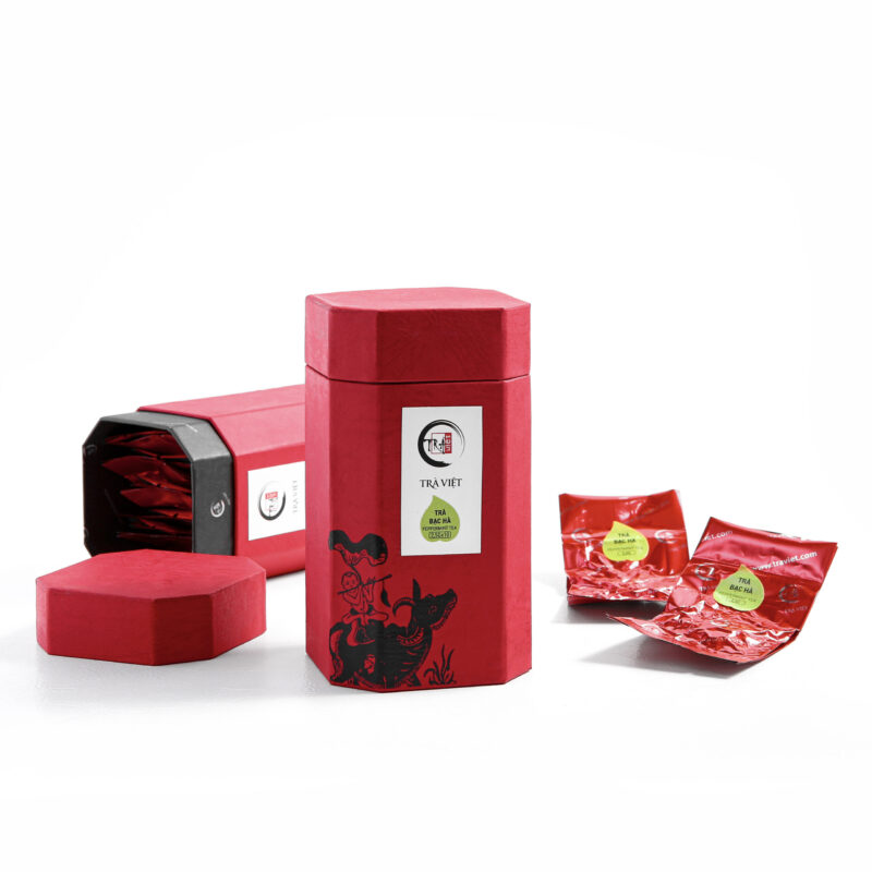 TRAVIET Set Tea | Gifts For Holiday | Loose Leaf Tea | Premium Peppermint Tea