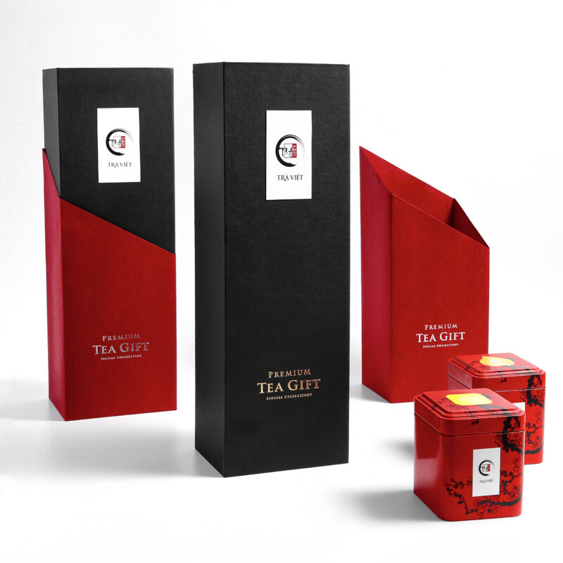 TV_0 70 TRAVIET Deluxe Loose Leaf Tea Gift Set, 3 Tins – Oolong Tea, Top Bud Tea & Snow Tea | A Sophisticated Tea Sampler