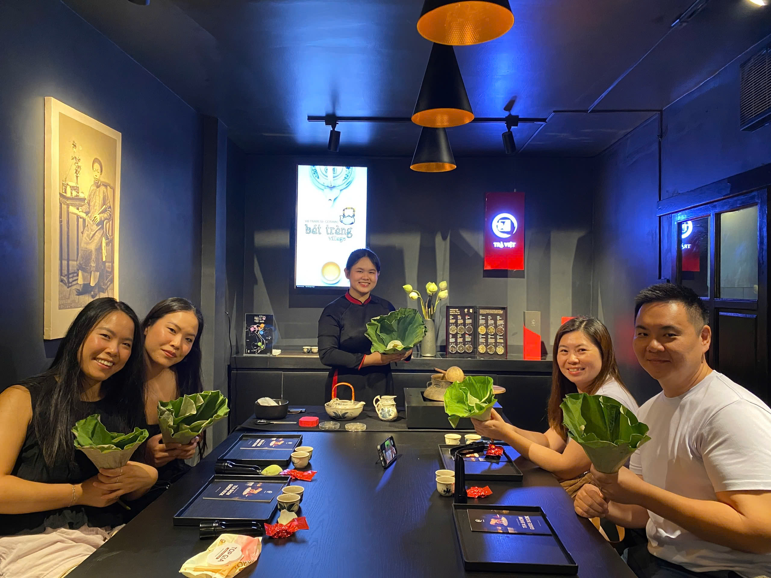 Lotus tea experience in Hoi An