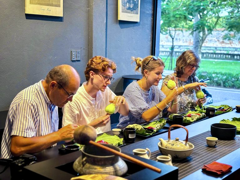 Lotus tea experience in Hue