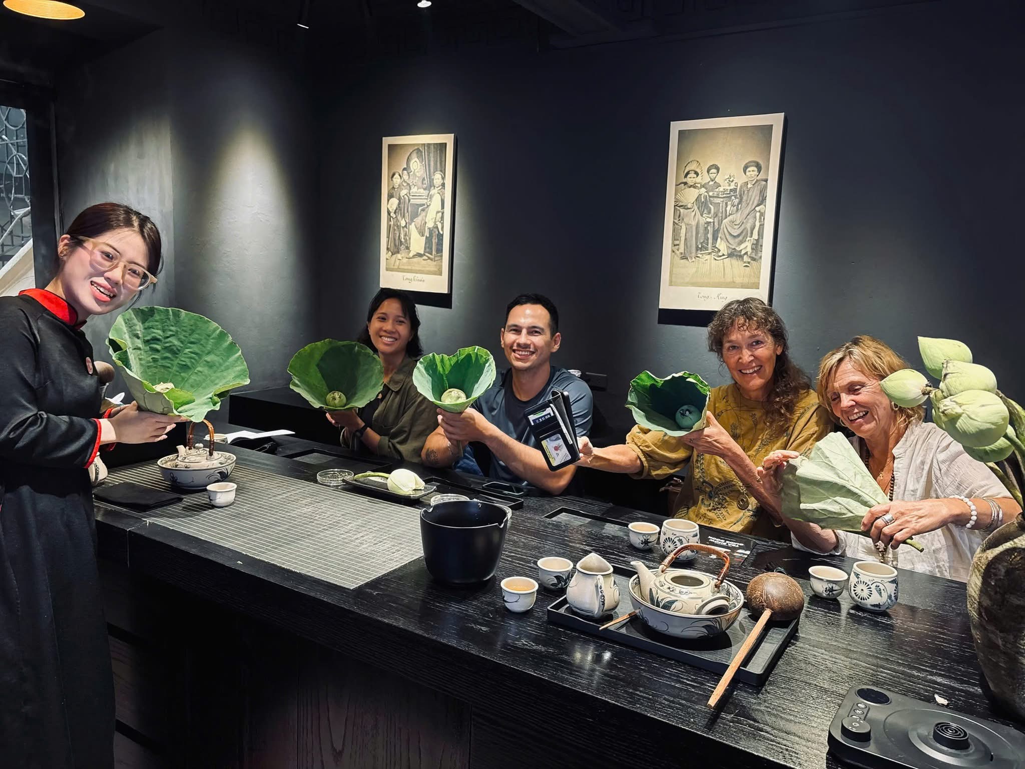 Lotus tea experience in hanoi - tra viet 14 duong thanh