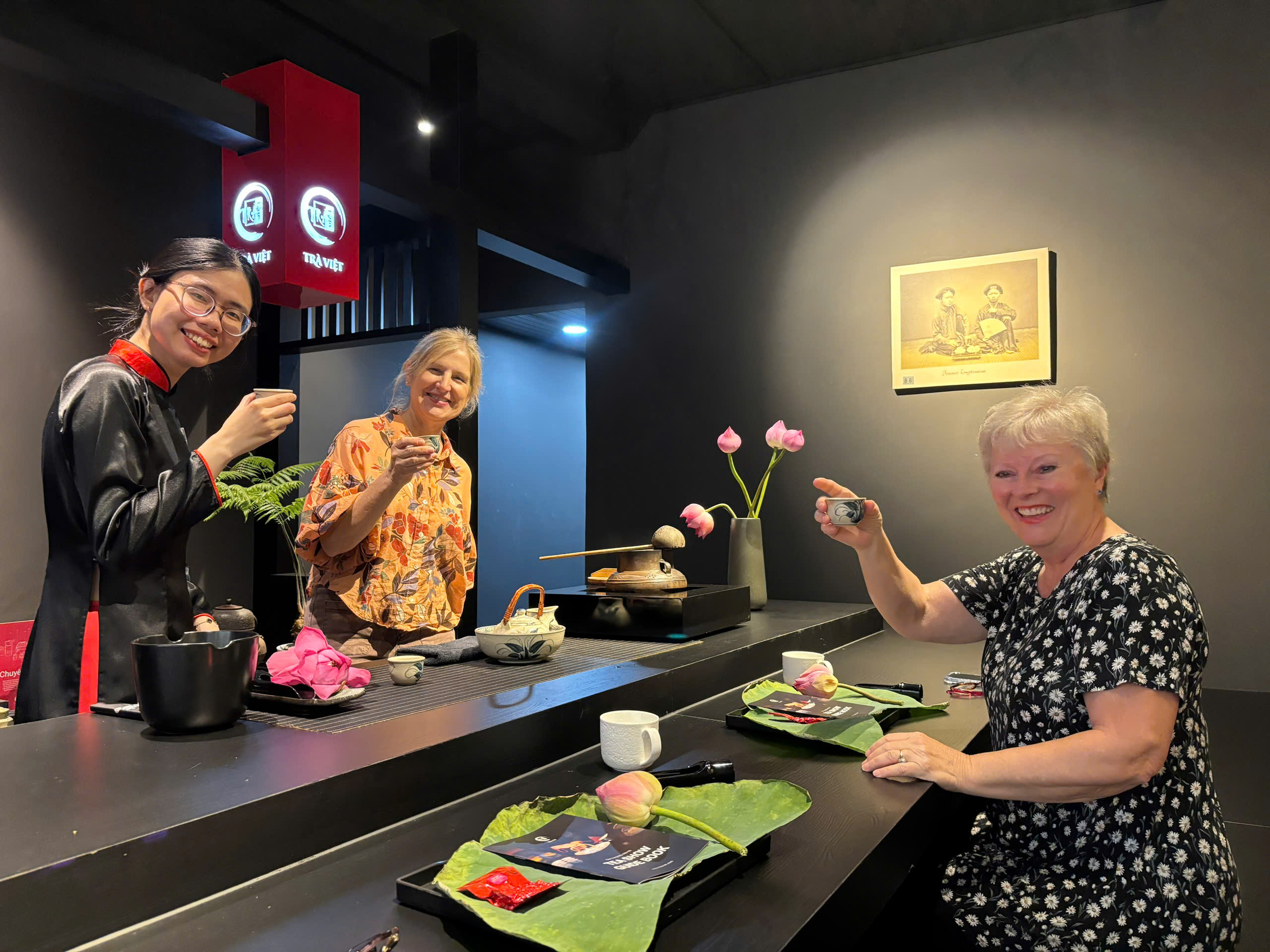 Lotus tea experience in ho chi minh city - tra viet 19 hai trieu